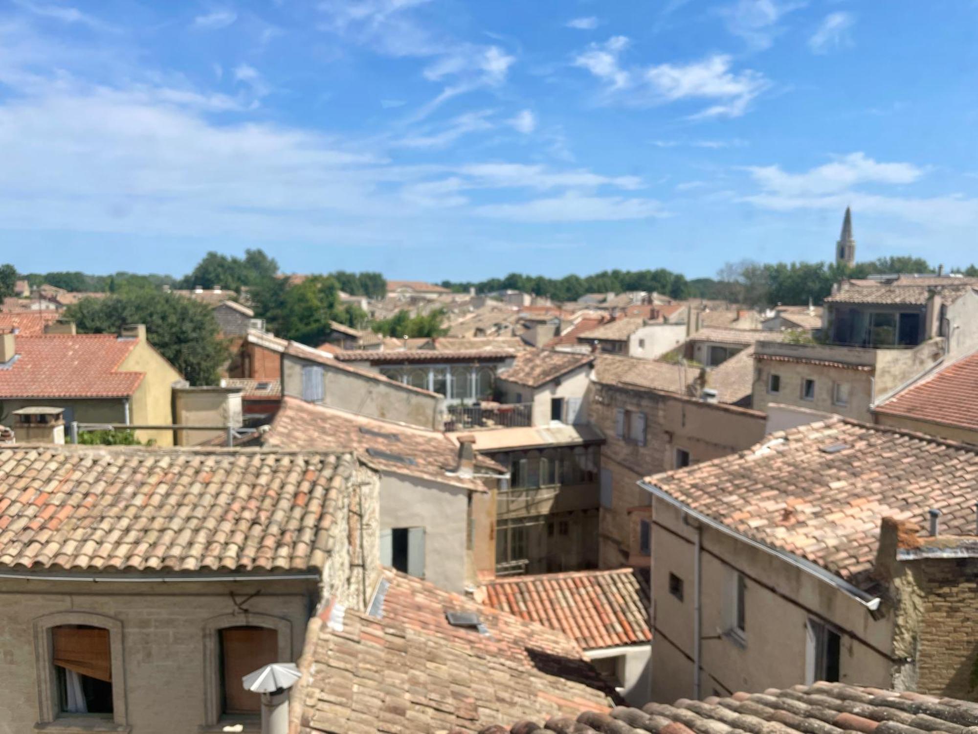 Le Toit D'Avignon - Intra-Muros - Terrasse Vue Palais Des Papes - Ideal Festival - Climatisation - Wifi Bagian luar foto